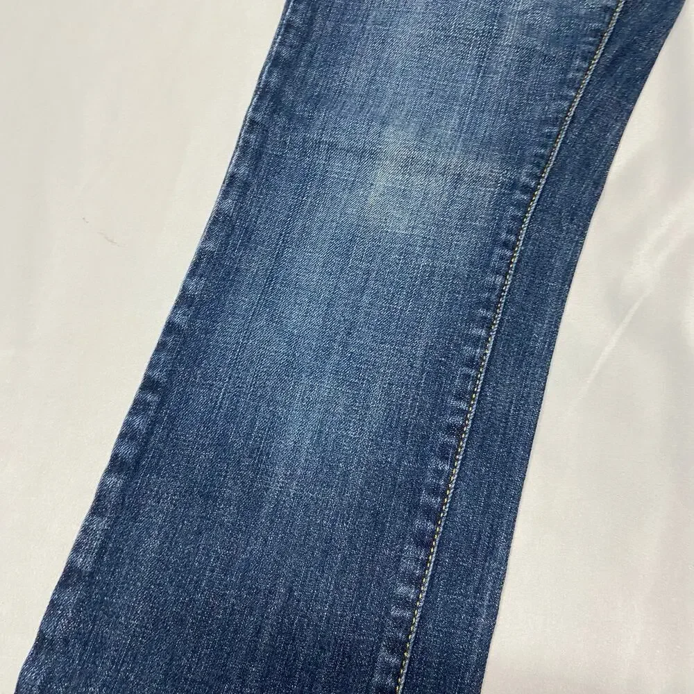 CAbi Jeans Womens Size 2 Rivets Straight Stretch Denim Low Rise Style #513 - Picture 7 of 16